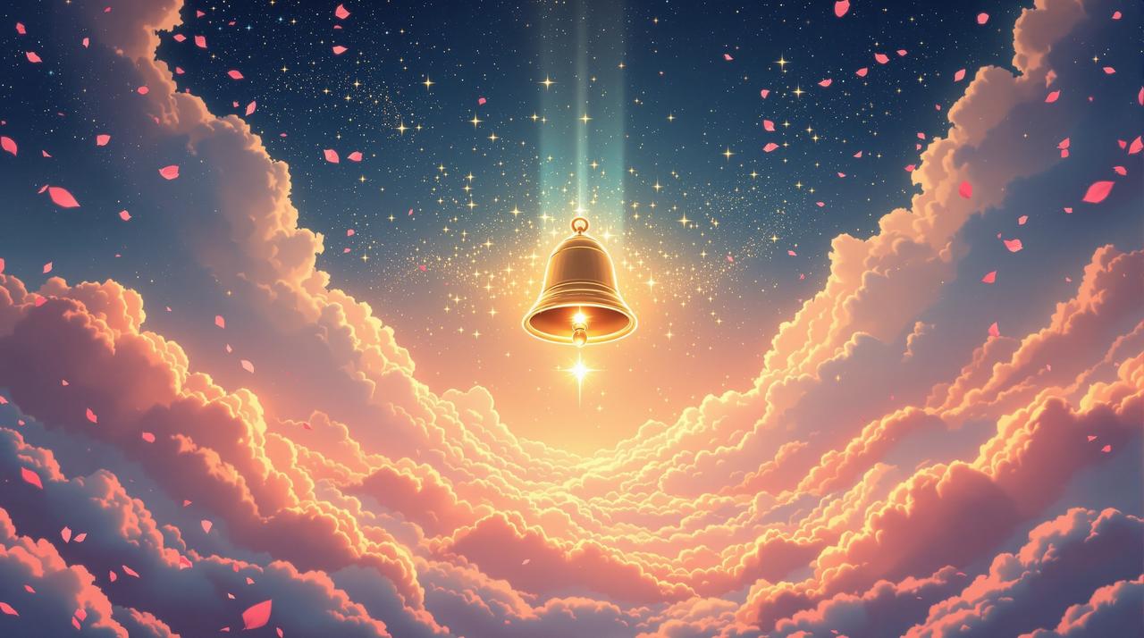 玄幻短剧免费观看最新品牌形象 - 金色铃铛在星光中闪耀
